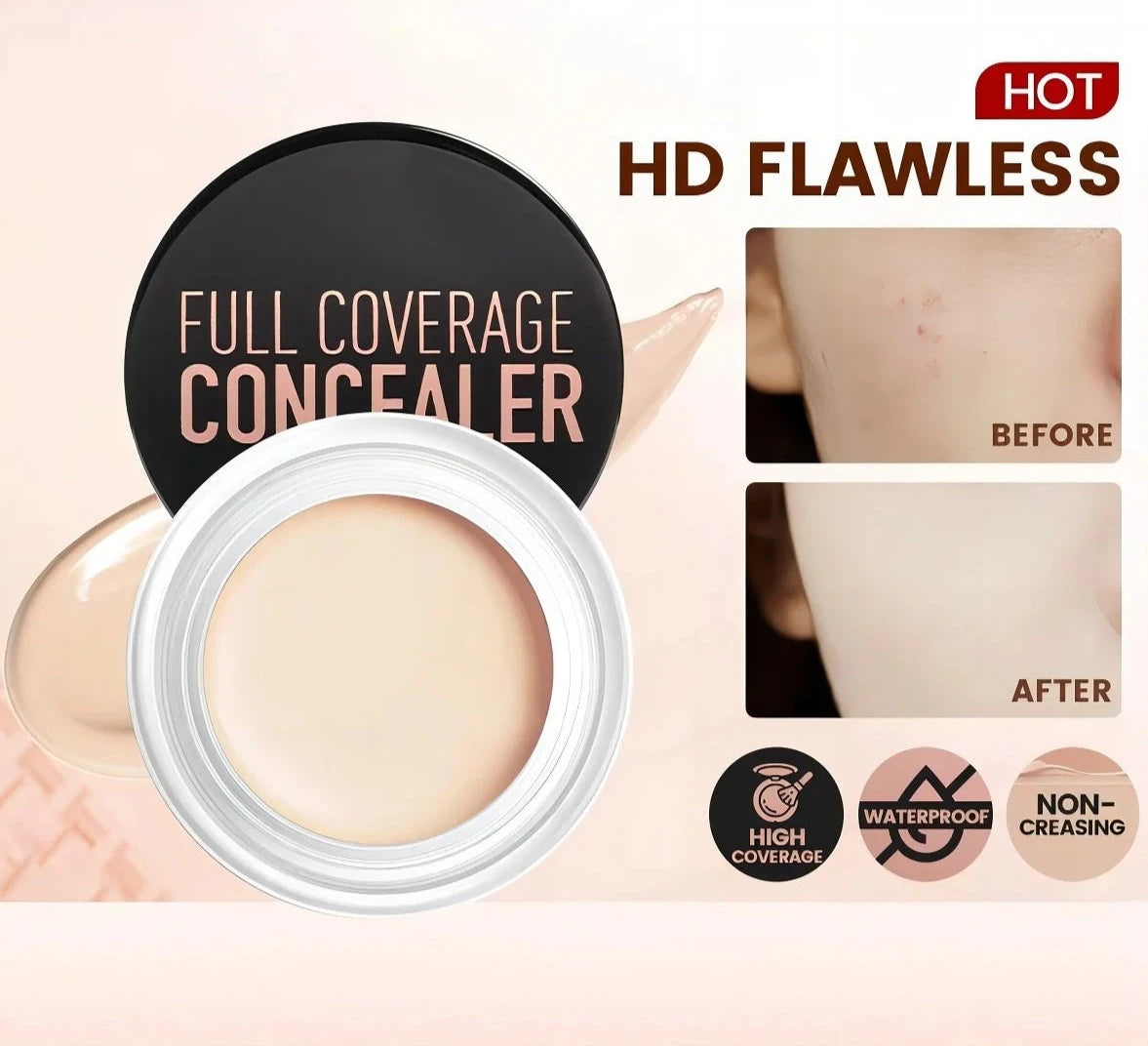 Full Coverage Concealer Cream