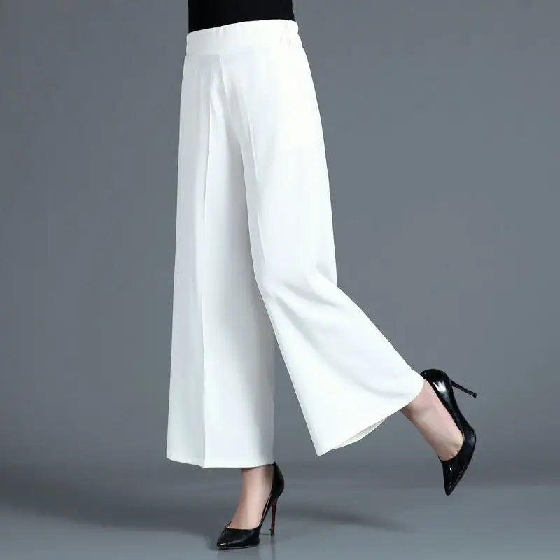 Oversized Wide Leg Pants Elastic High Waist