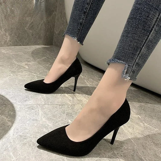 Elegant High Heels Stiletto Black