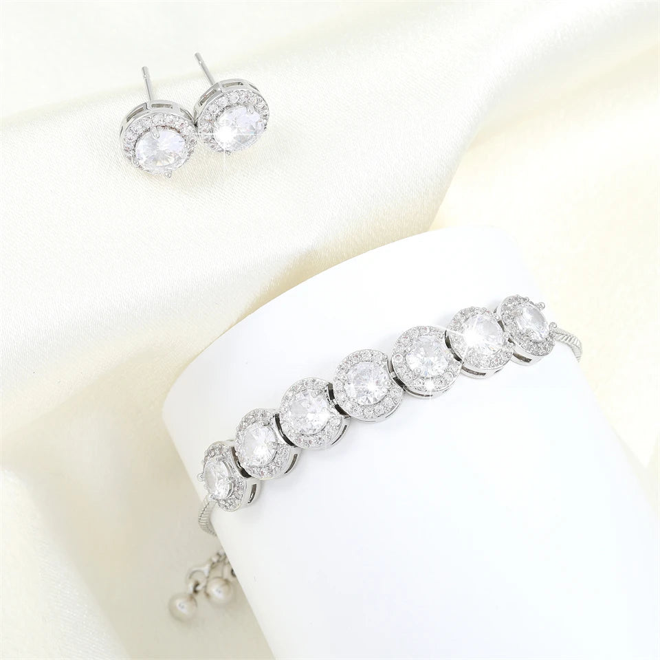 Round Cubic Zirconia Sets