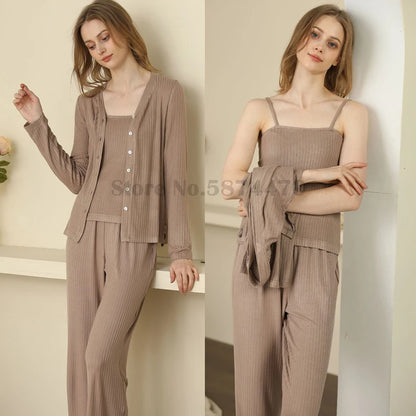 Pajamas Three Piece Set