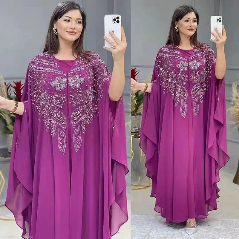 Chiffon Boubou abaya