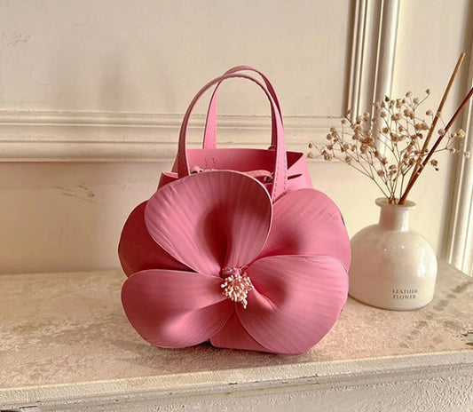 Tote Bag Flowers Bucket Bag