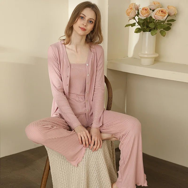 Pajamas Three Piece Set