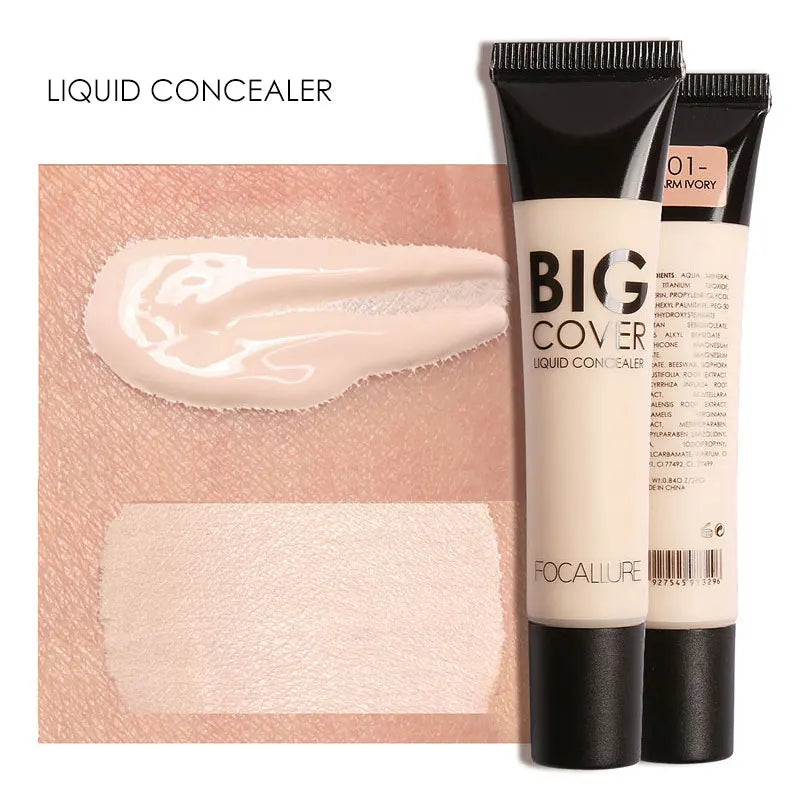 Makeup Set Include Liquid Foundation ,Concealer Cream Loose Powder