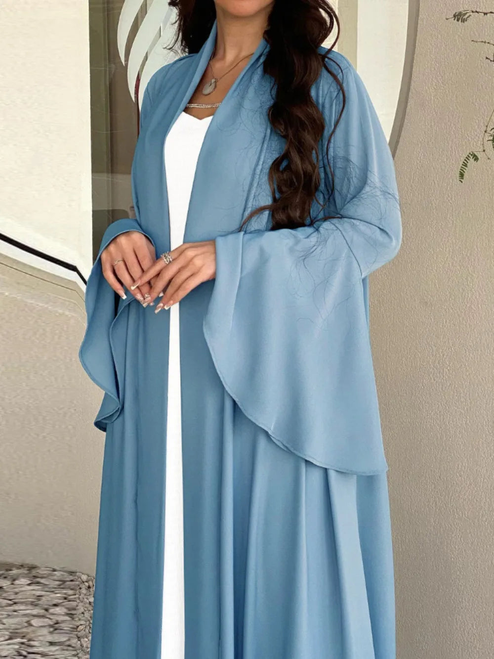 Abaya  Ruffle Sleeve