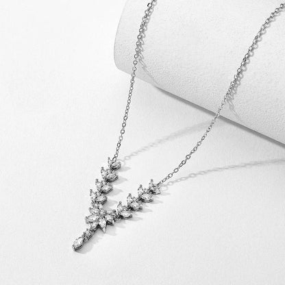 Marquise Zirconia Necklace