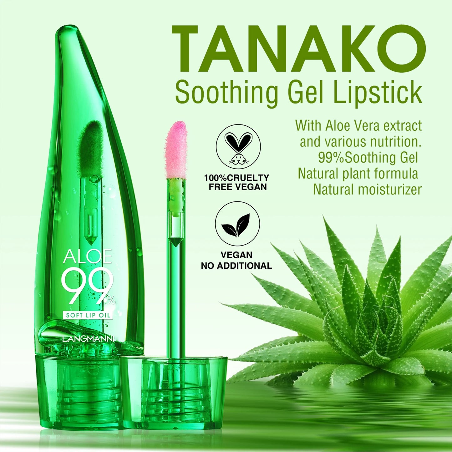 Aloe Vera Waterproof Color Changing Lip Gloss