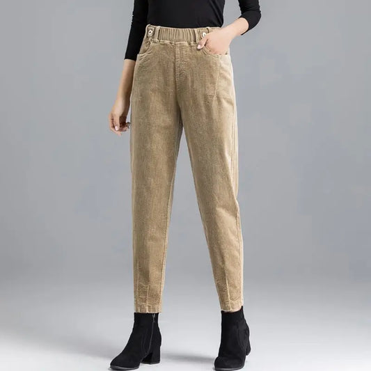 Corduroy Casual Straight Pants