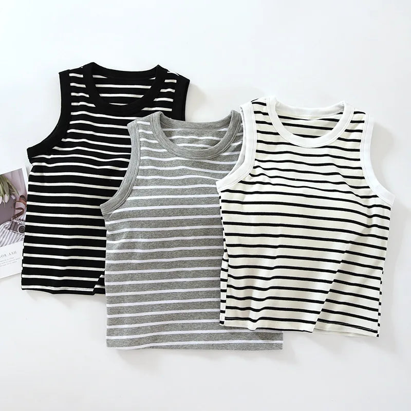 Cotton Striped  Padded Bust