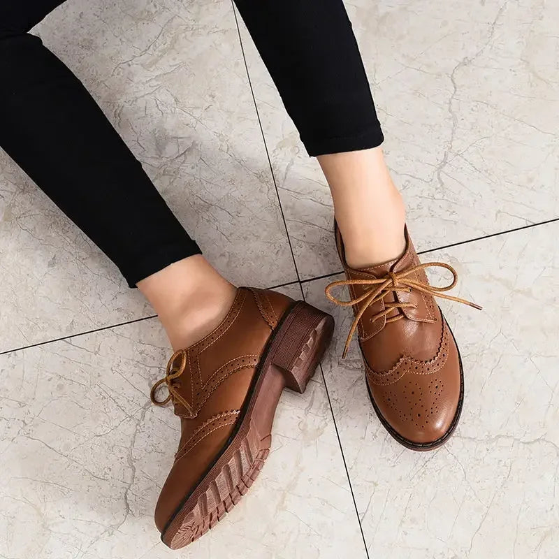 Soft leather Brown shoes