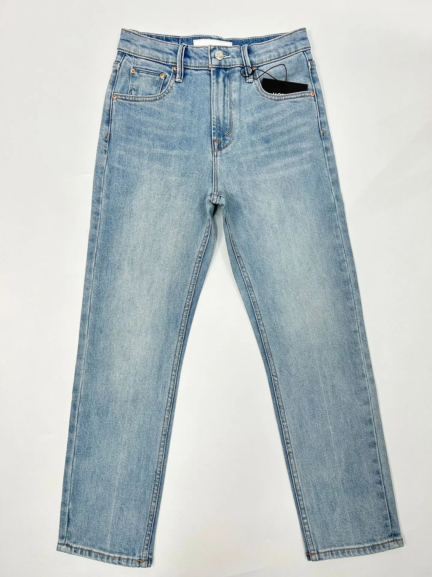 2023 new Women stretch slim jeans High waist casual lady straight denim pants