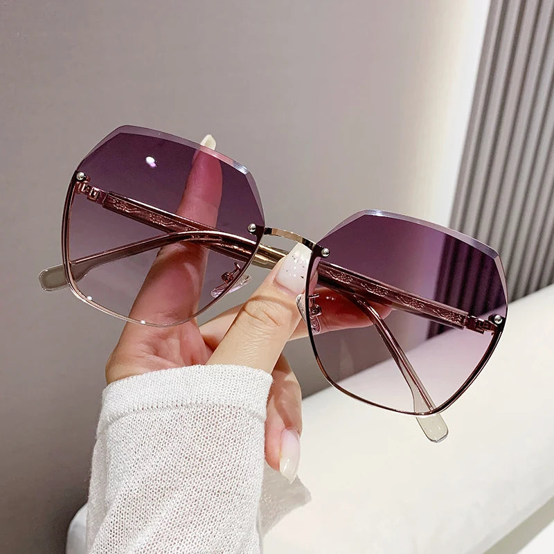 UV400 Rimless Gradient Lenses