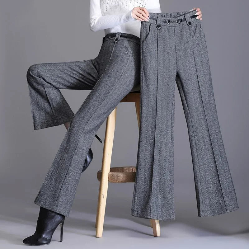 Lady  Slim Wool Flare Suits