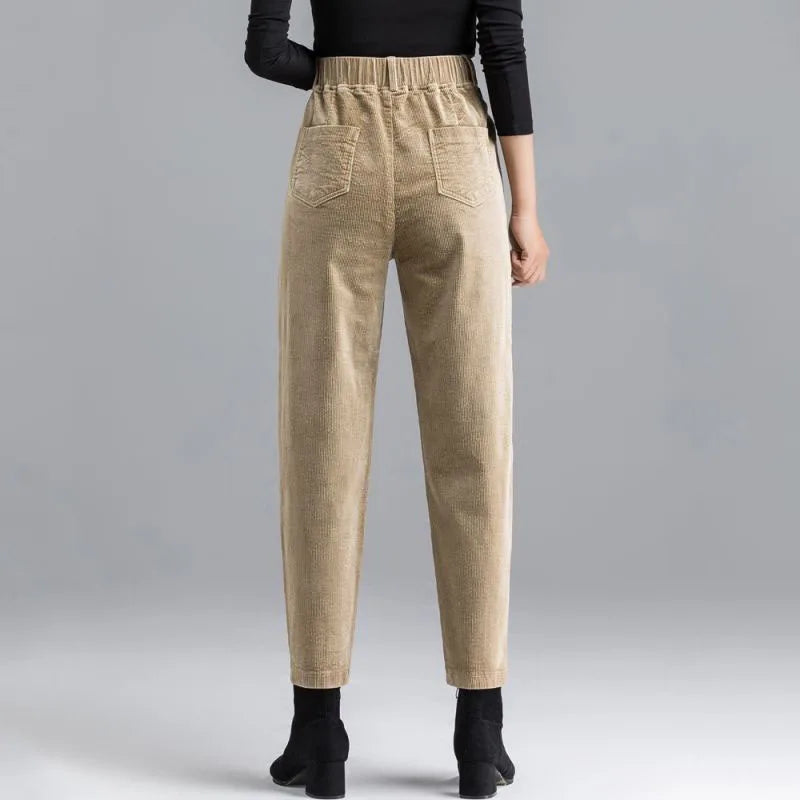 Corduroy Casual Straight Pants