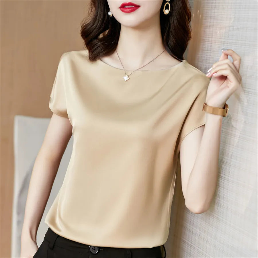 Satin Simple  Shirt