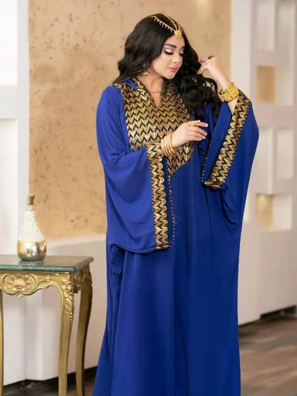 Hooded Abaya Knitted Evening  Abaya