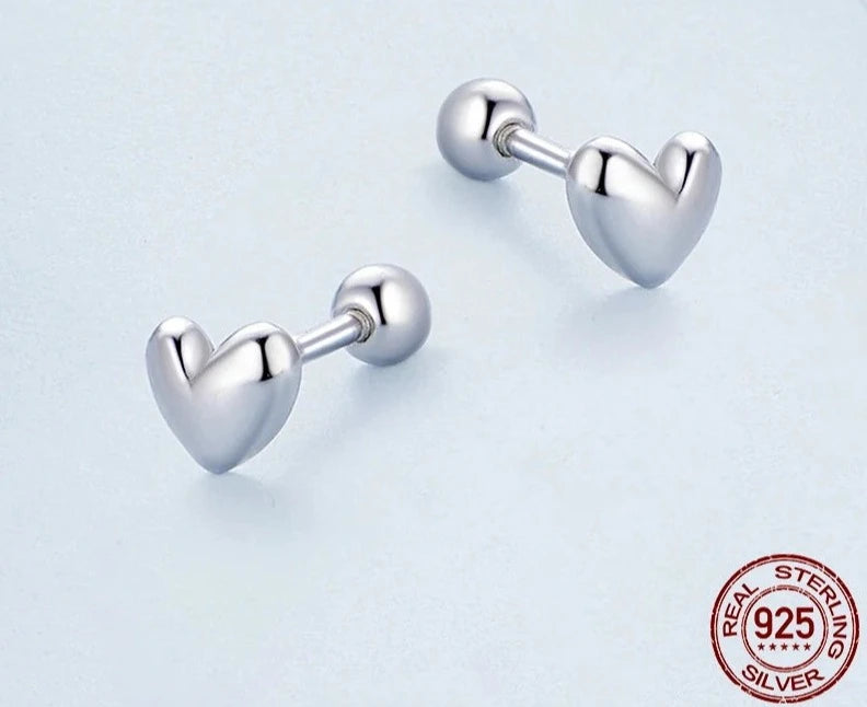 Earrings Platinum Plated Simpl