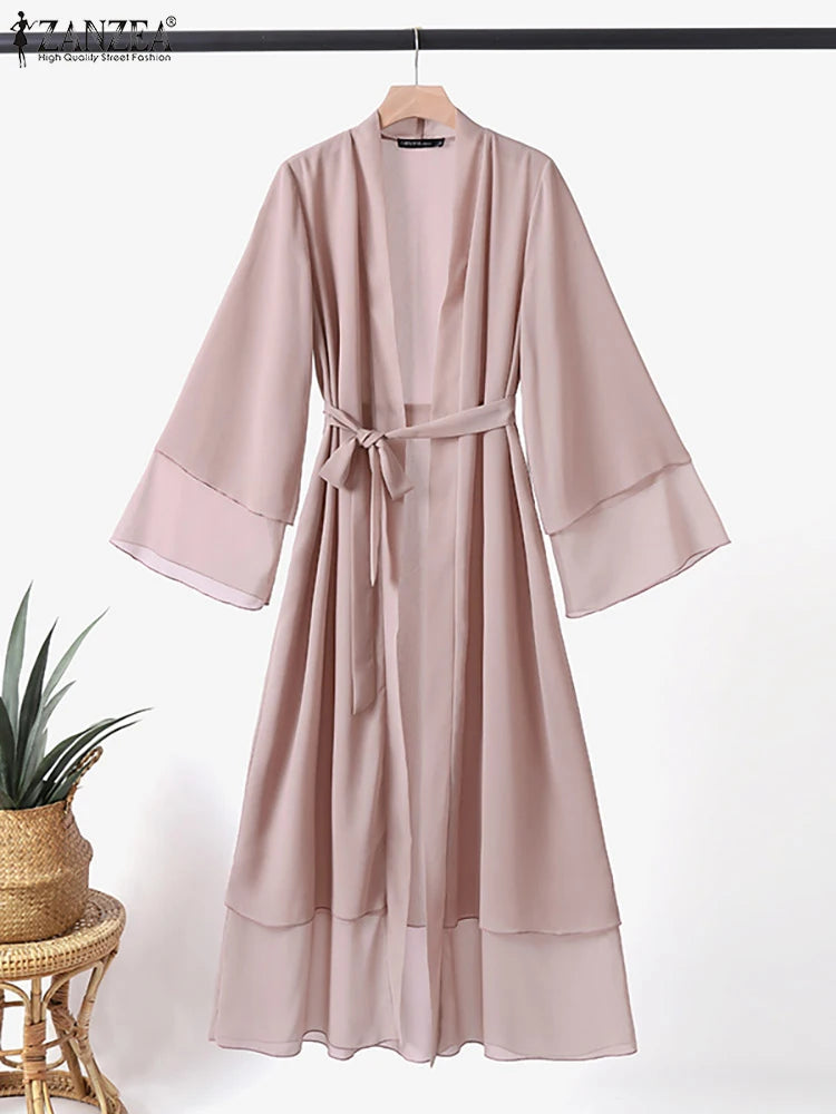 Chiffon Open Abaya