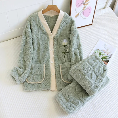 Pajamas Long-sleeved Fleece