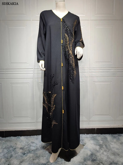 Abayas  Floral Embroidery Luxury