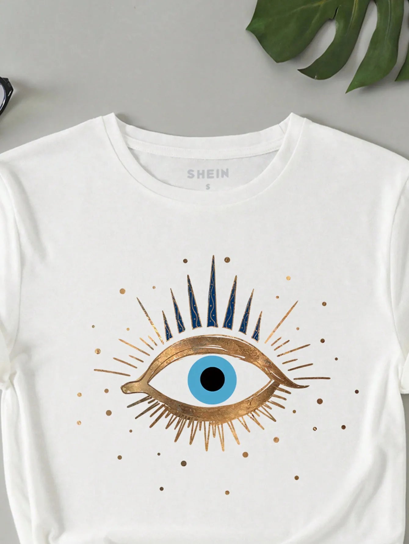 Eye Print Short Sleeve T-Shirt