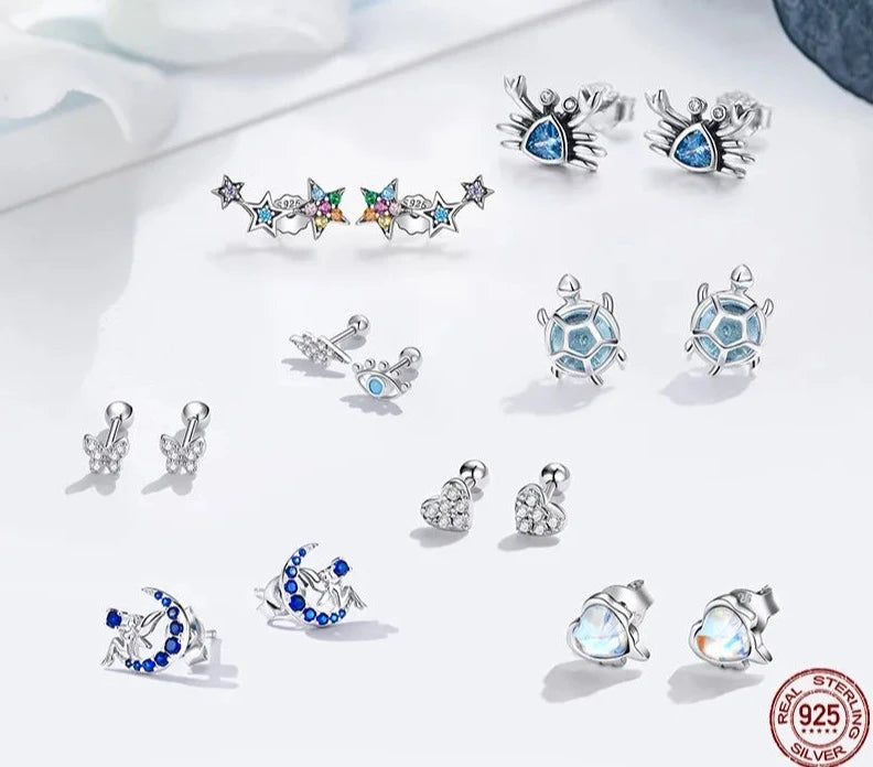 Animal Flower Ear Studs