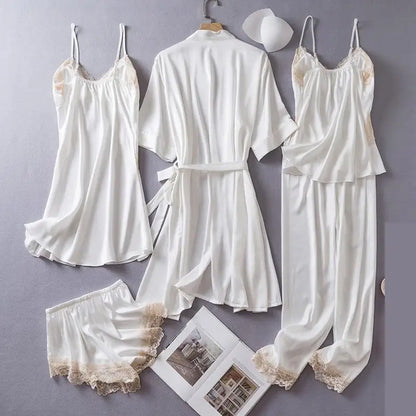 Sleepwear set5 Piece Set Satin