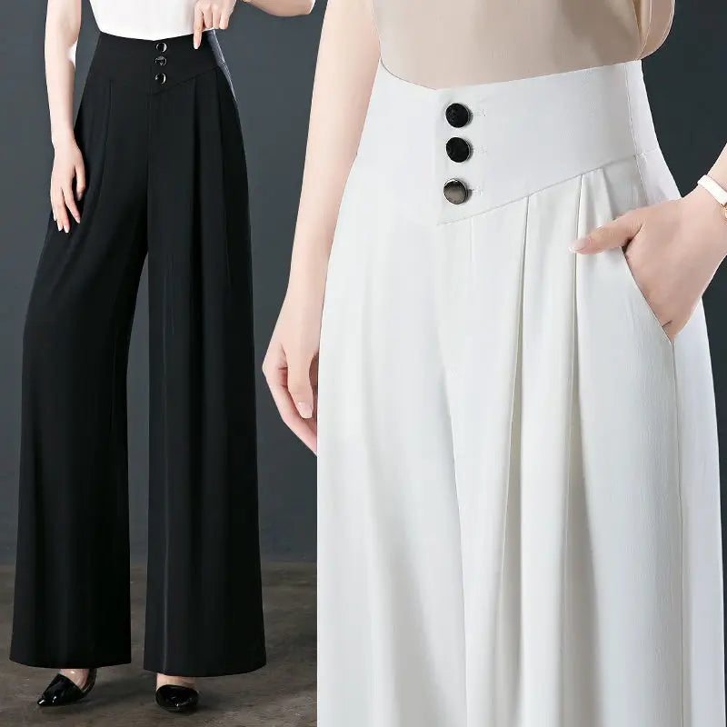 Thin Loose Wide Leg Pants